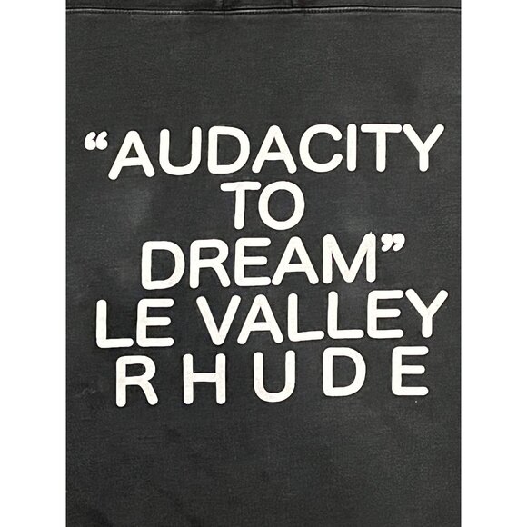 Rhude Mens Audacity To Dream Sweatshirt Authenticated Black XL